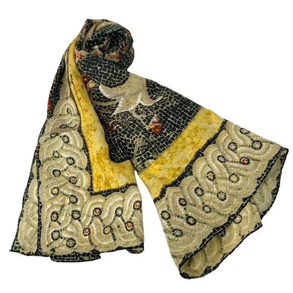 ARCHAEFORM 100% silk scarf  - Picture 2 of 5